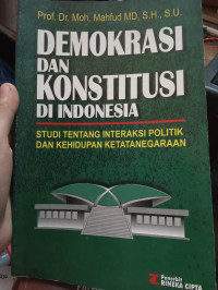 Image of Demokrasi Dan Konstitusi Di Indonesia