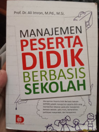 Image of Manajemen Peserta Didik Berbasis Sekolah