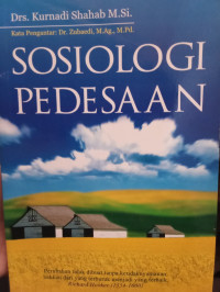 Image of Sosiologi Pendesaan